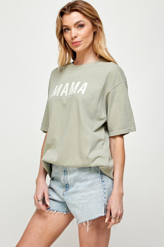 MAMA  Graphic Print Women Top