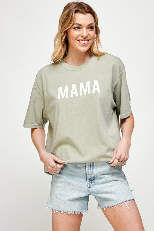 MAMA  Graphic Print Women Top