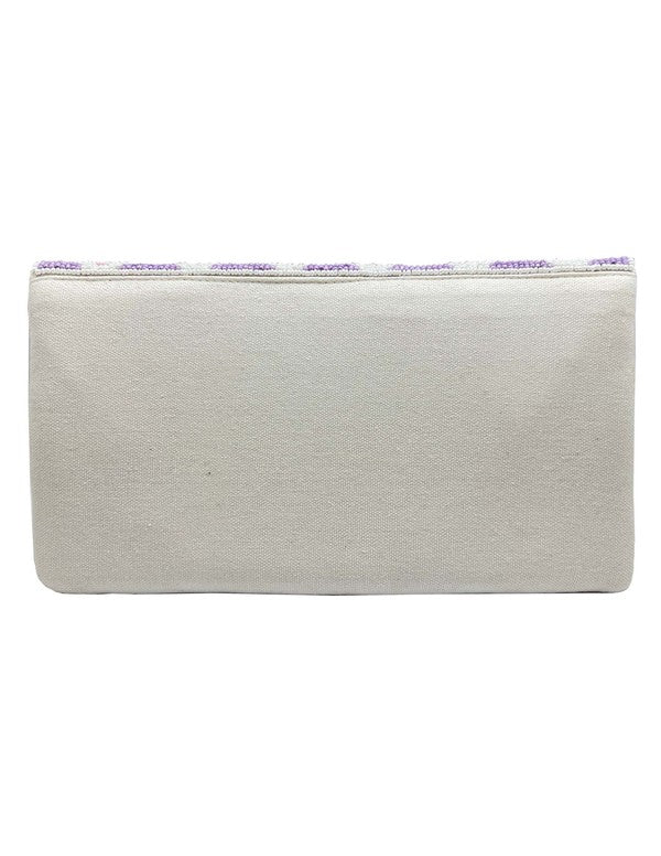 Chevron Pastels Beaded Clutch LAC SS 563