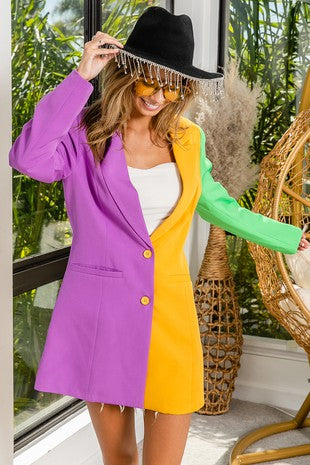 "Professional Party Go-er" Mardi Gras Blazer