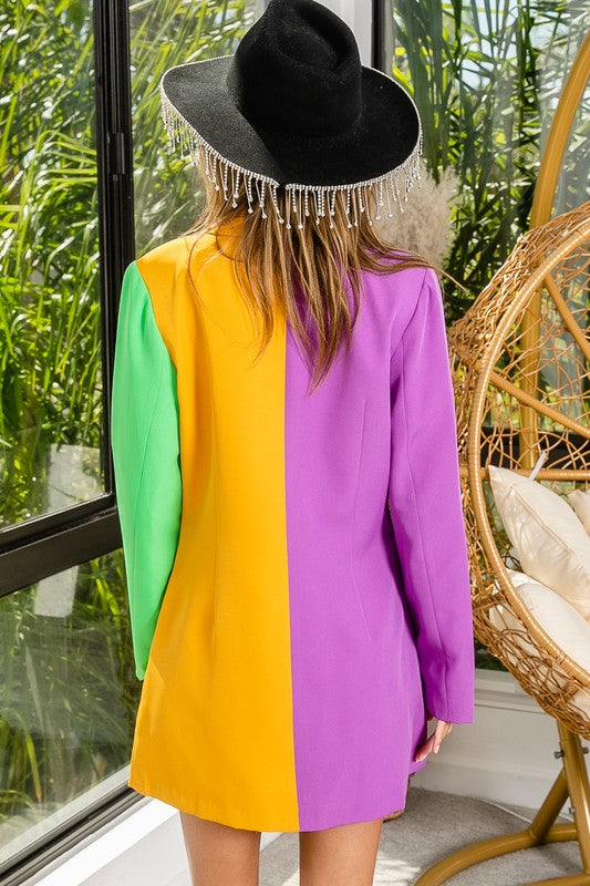 "Professional Party Go-er" Mardi Gras Blazer